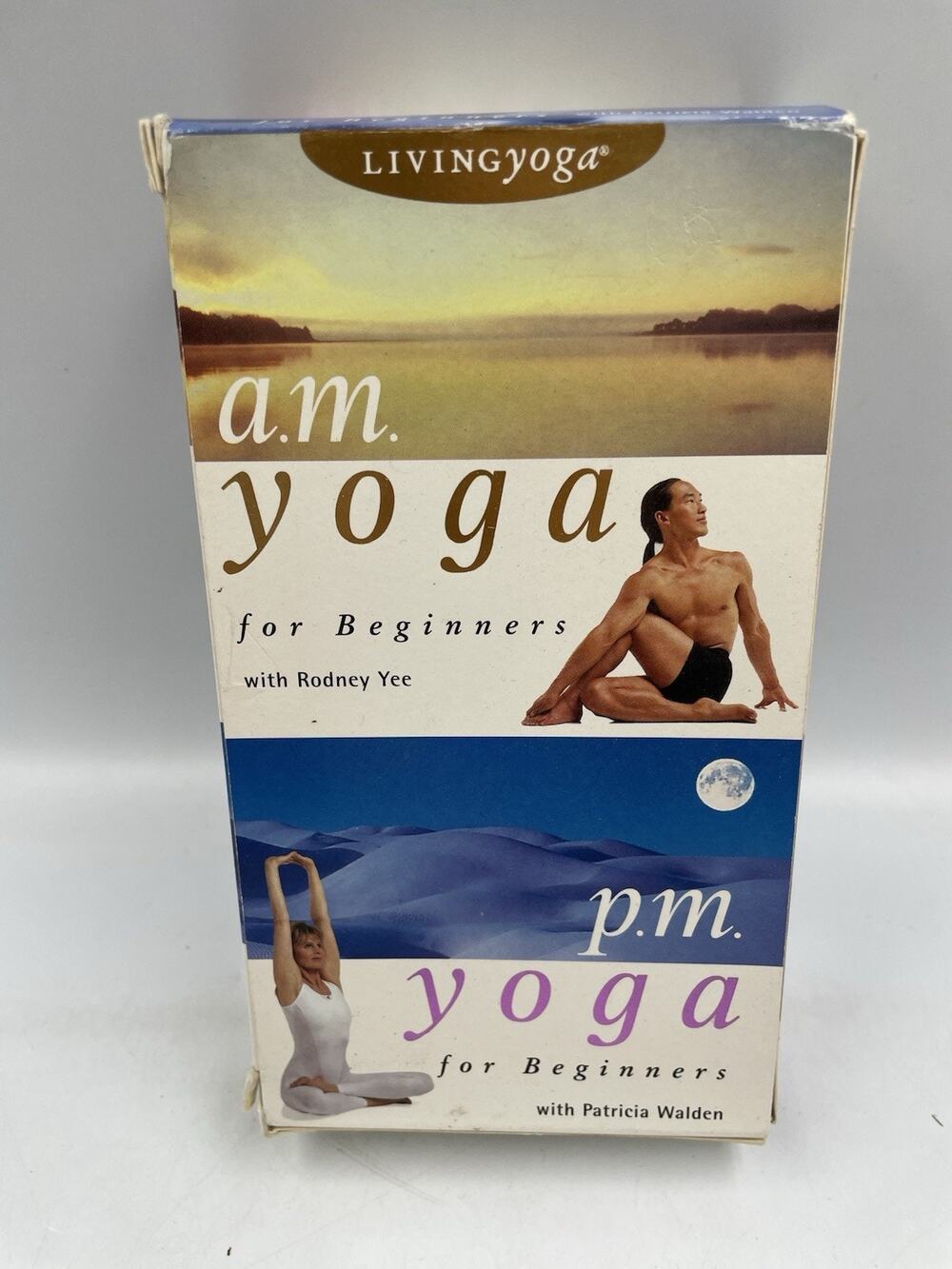 A.M. And P.M. Yoga for Beginners (VHS, 1998, 2-Tape Set)